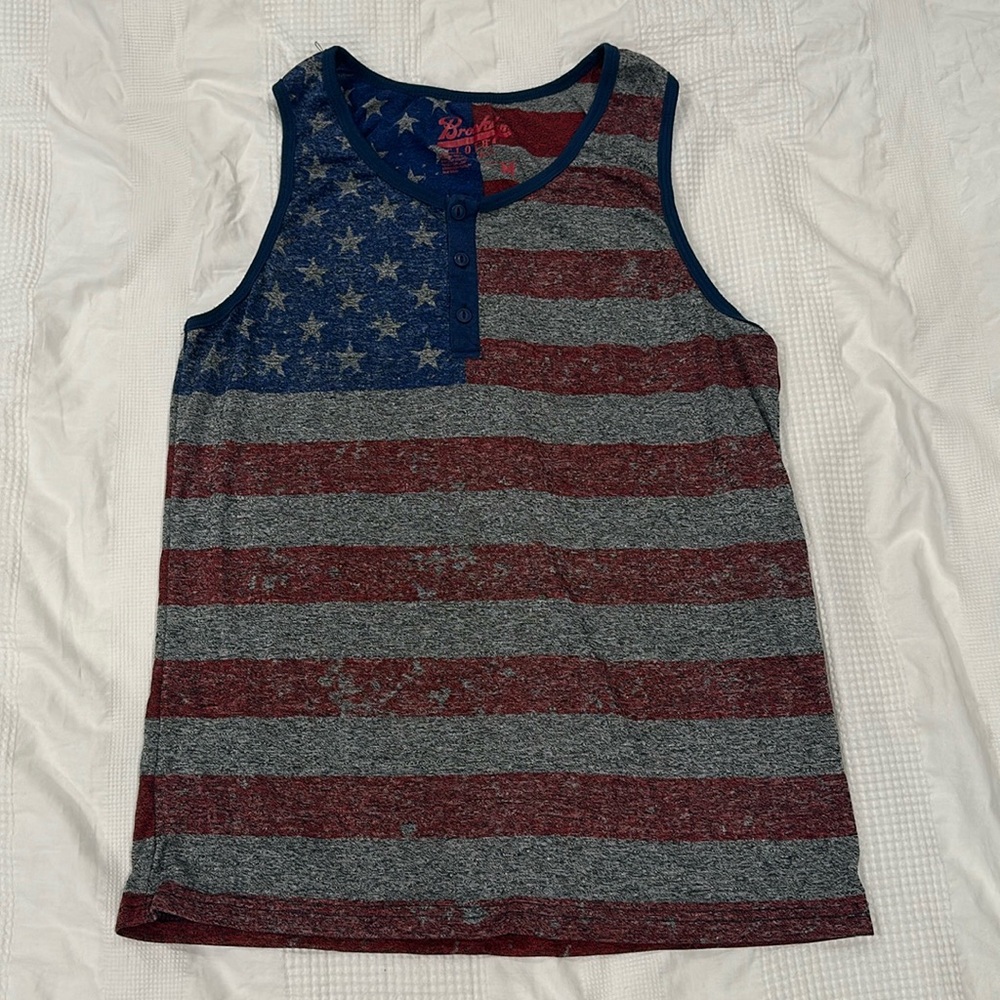 Brooklyn Cloth American flag tank